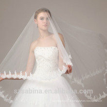 TS1 White Sort Tulle Lace Bridal veils